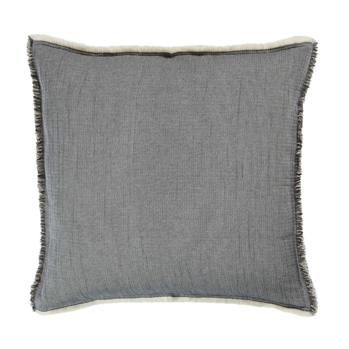 Orchids Lux Dana Texture Navy 26 X 26 Bed Throw Sham