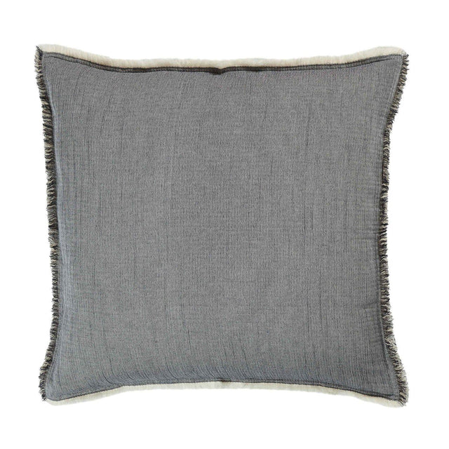 Orchids Lux Dana Texture Navy 26 X 26 Bed Throw Sham