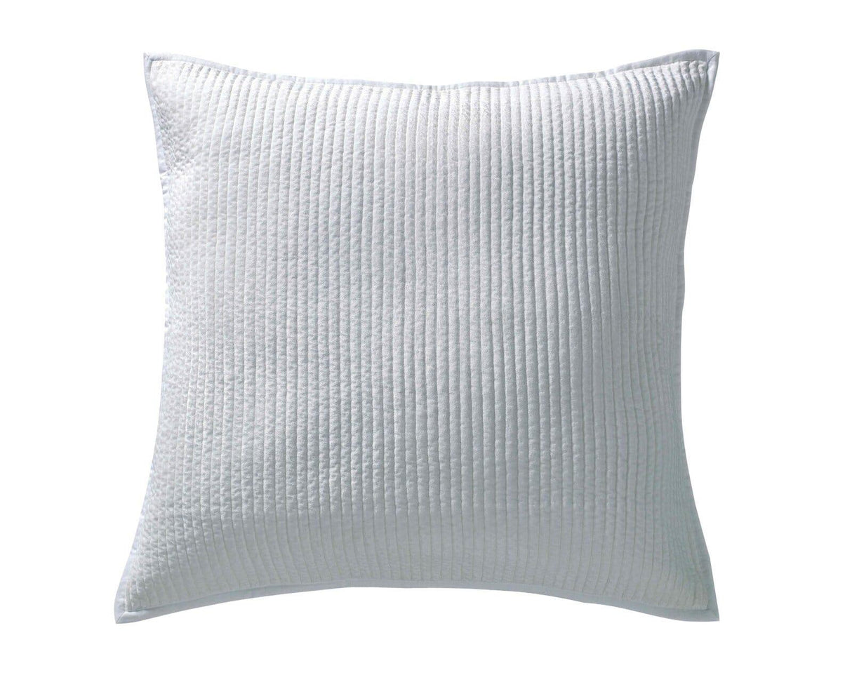 Orchids Lux Spencer Channel White 26 X 26 Coverlet Sham