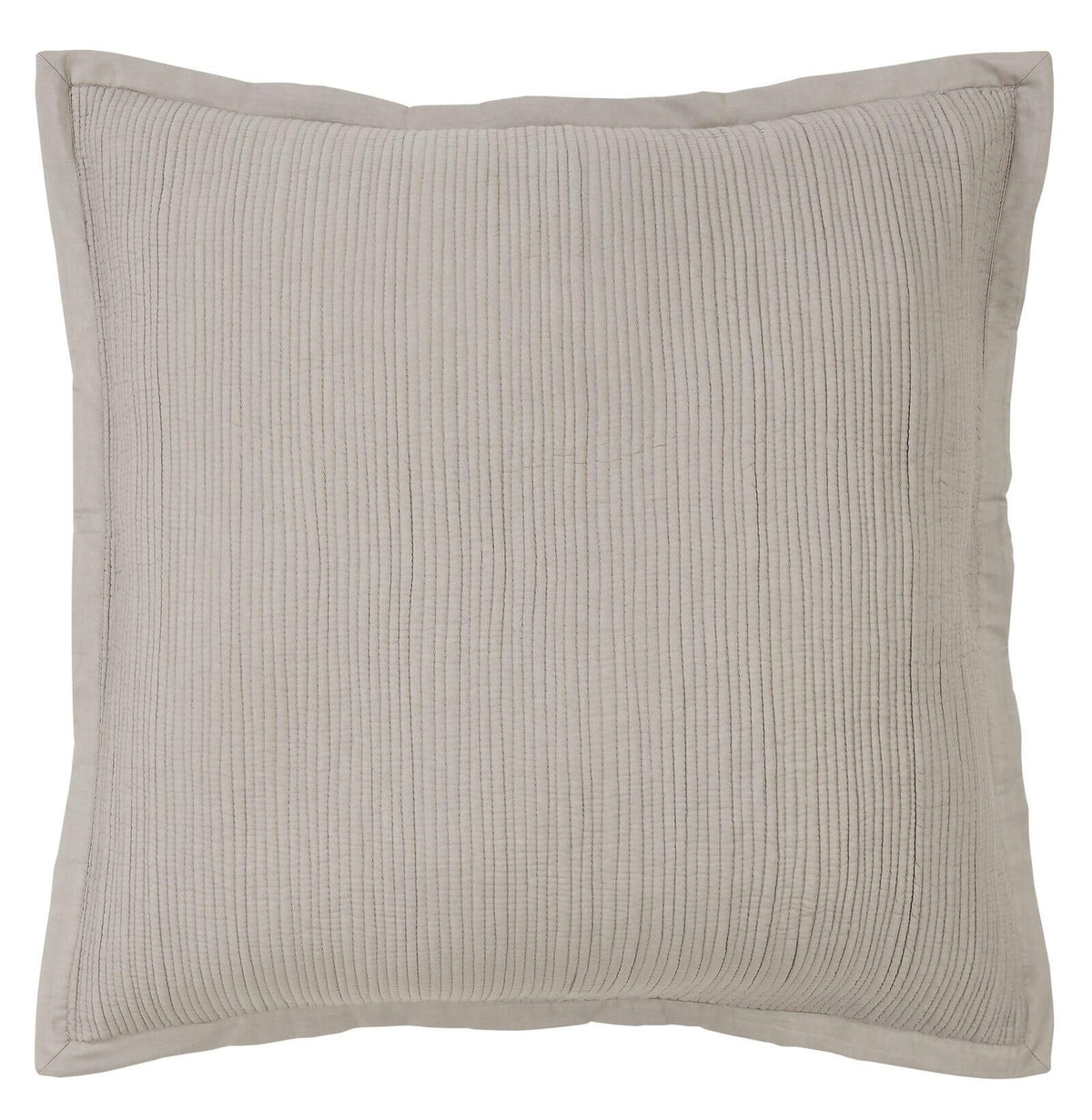 Orchids Lux Laela Stripes Taupe 26 X 26 Coverlet Sham