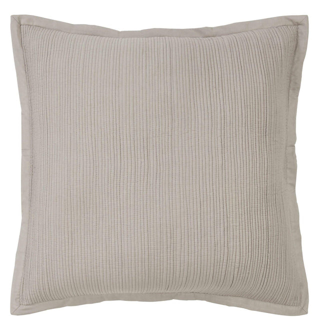 Orchids Lux Laela Stripes Taupe 26 X 26 Coverlet Sham