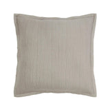 Orchids Lux Laela Stripes Pewter 26 X 26 Coverlet Sham