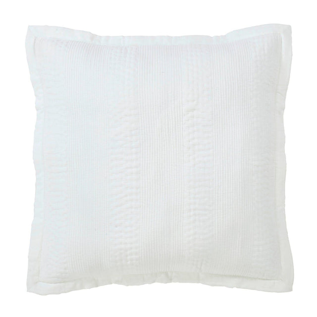 Orchids Lux Laysan Channel White 26 X 26 Coverlet Sham