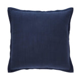 Orchids Lux Laela Stripes Navy 26 X 26 Coverlet Sham