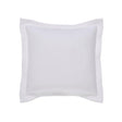 Orchids Lux Hamilton Geomatric White 26 X 26 Matelasse Coverlet Sham