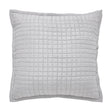 Orchids Lux Malibu Geomatric Platinum 26 X 26 Coverlet Sham