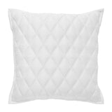 Orchids Lux Avalon Geomatric White 26 X 26 Coverlet Sham