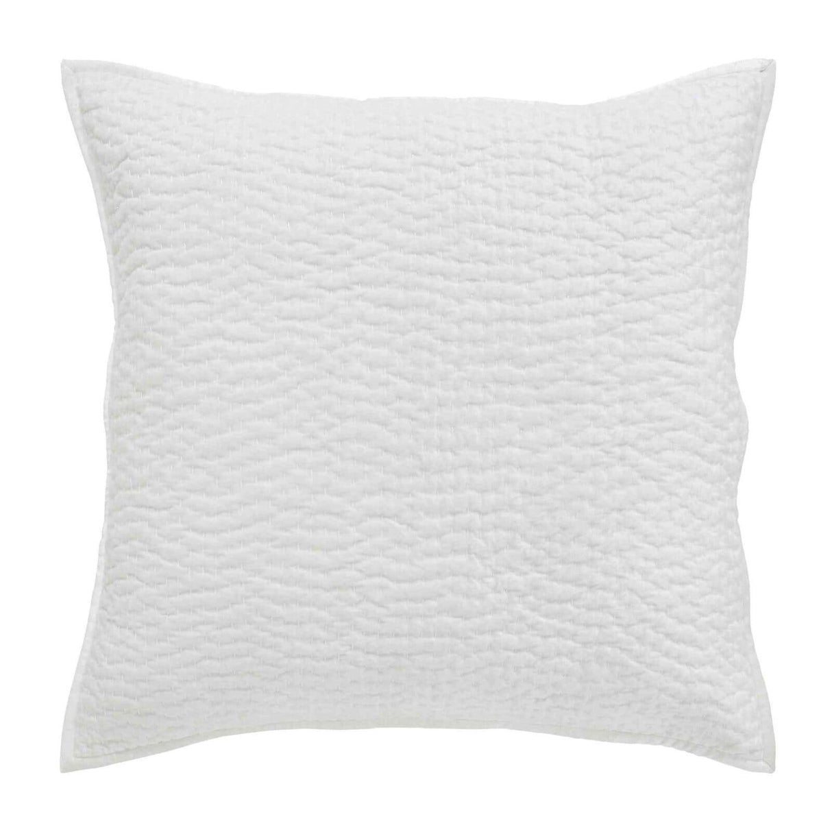 Orchids Lux Laguna Channel White 26 X 26 Coverlet Sham