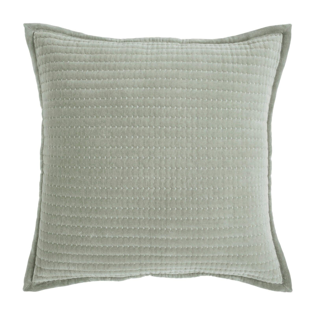 Orchids Lux Milton Geomatric Aloe 26 X 26 Coverlet Sham