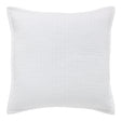 Orchids Lux Milton Geomatric White 26 X 26 Coverlet Sham