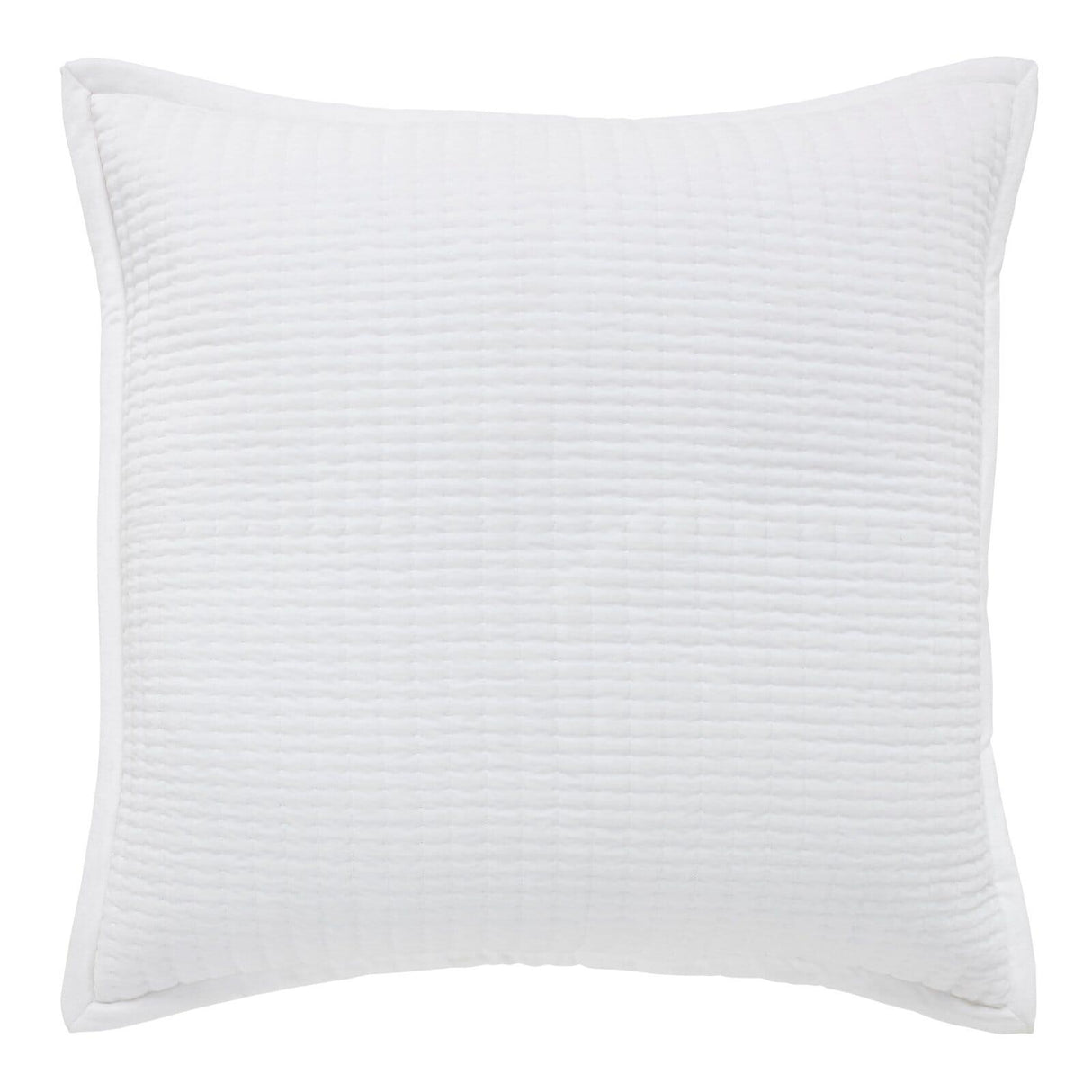 Orchids Lux Milton Geomatric White 26 X 26 Coverlet Sham