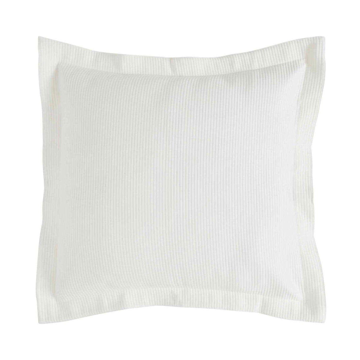 Orchids Lux Soho Stripes Off-White 26 X 26 Matelasse Coverlet Sham