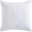 Orchids Lux Chloe Geomatric White 26 X 26 Coverlet Sham