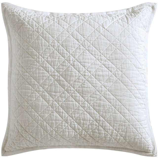 Orchids Lux Chloe Geomatric Beige 26 X 26 Coverlet Sham