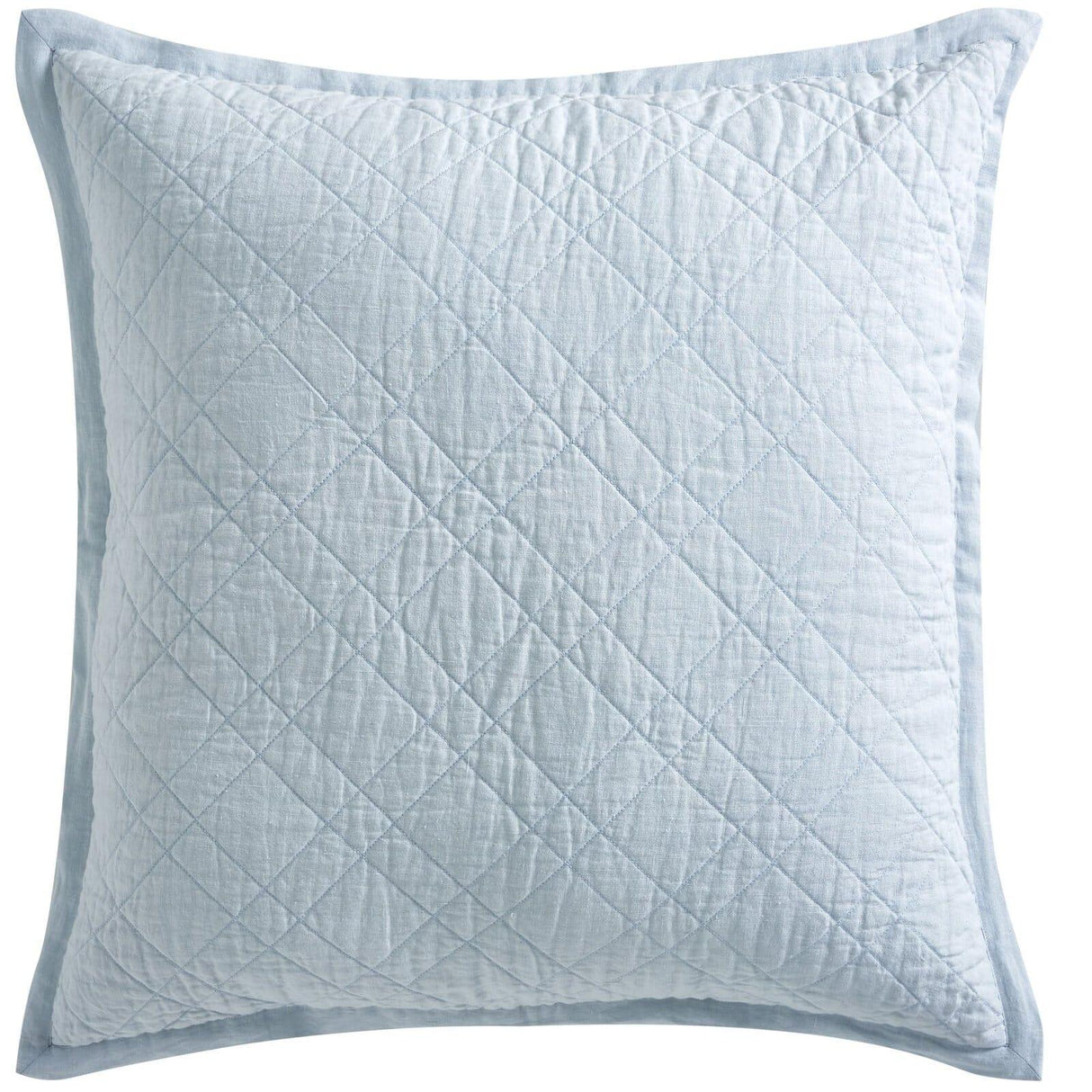Orchids Lux Chloe Geomatric Sky 26 X 26 Coverlet Sham