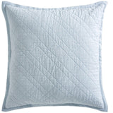 Orchids Lux Chloe Geomatric Sky 26 X 26 Coverlet Sham