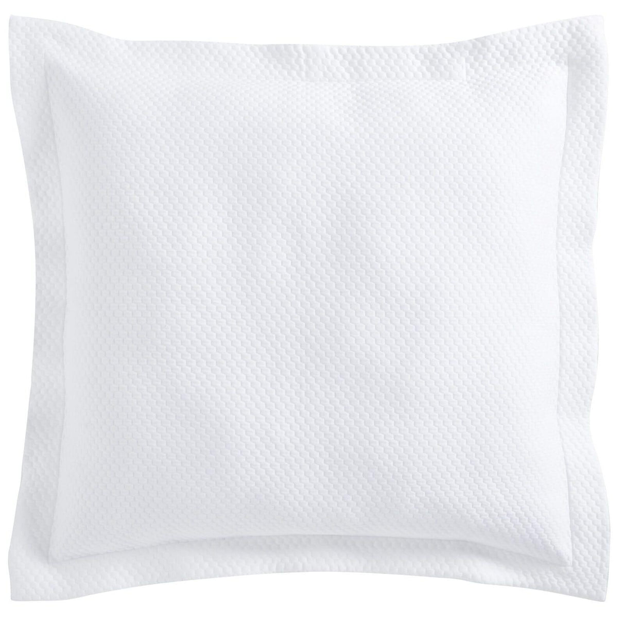 Orchids Lux Retro Pebble White 26 X 26 Matelasse Coverlet Sham