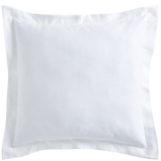 Orchids Lux Olive Pebble White 26 X 26 Matelasse Coverlet Sham