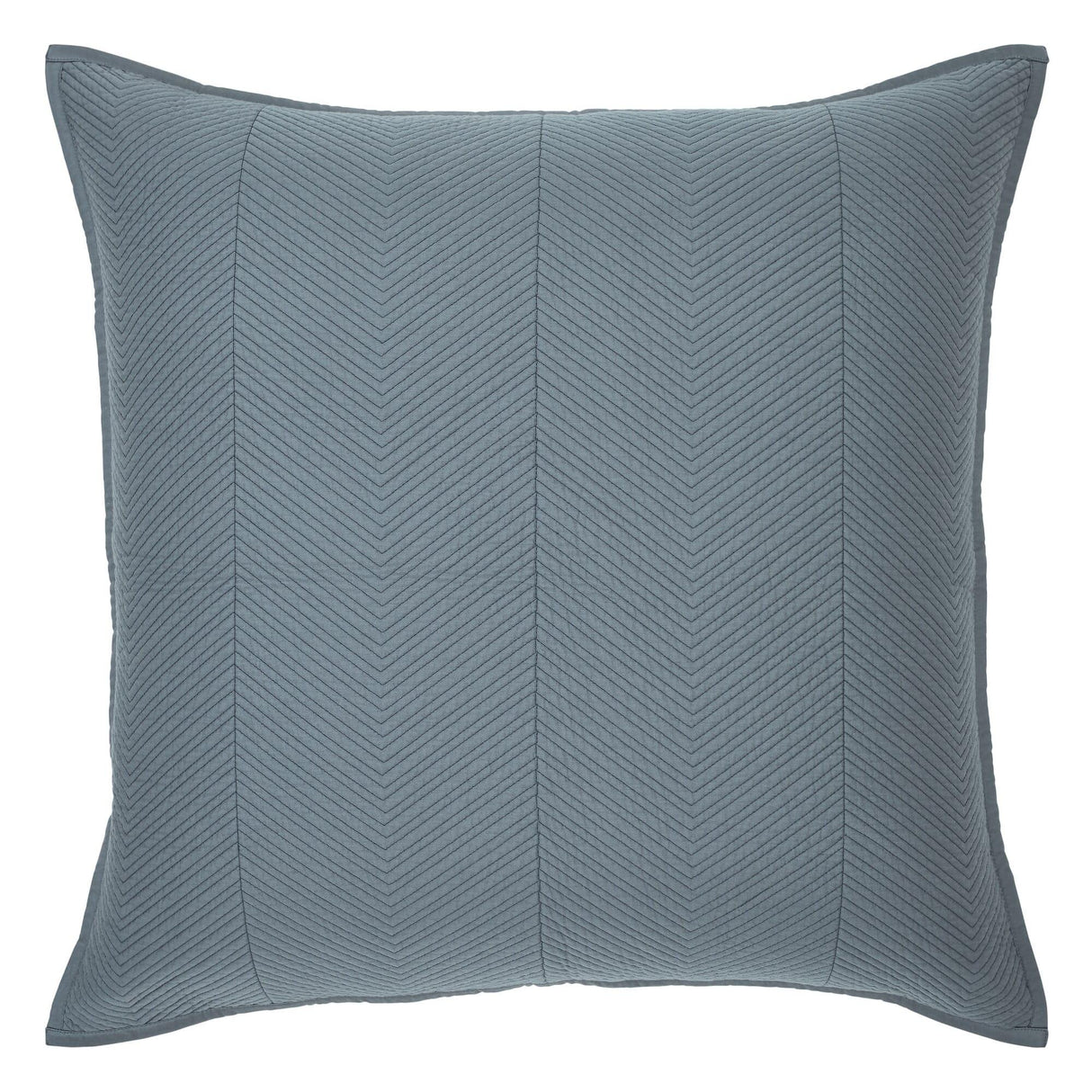 Orchids Lux Athena Chevron Ocean 26 X 26 Coverlet Sham