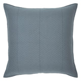 Orchids Lux Athena Chevron Ocean 26 X 26 Coverlet Sham