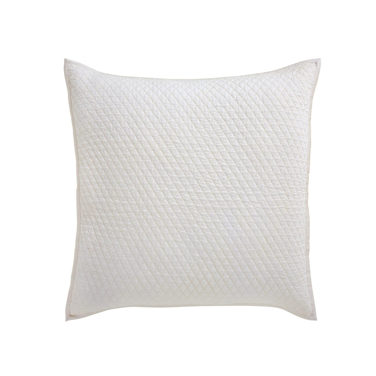 Orchids Lux Merida Geomatric Beige 26 X 26 Quilted Coverlet Sham
