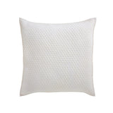 Orchids Lux Merida Geomatric Beige 26 X 26 Quilted Coverlet Sham