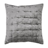Orchids Lux Bailey Solid Color & Tuck Embroidery Mink 26 X 26 Quilt Sham