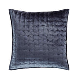 Orchids Lux Luna Stitch Navy 26 X 26 Quilt Sham