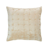 Orchids Lux Bailey Solid Color & Tuck Embroidery Champagne 26 X 26 Quilt Sham