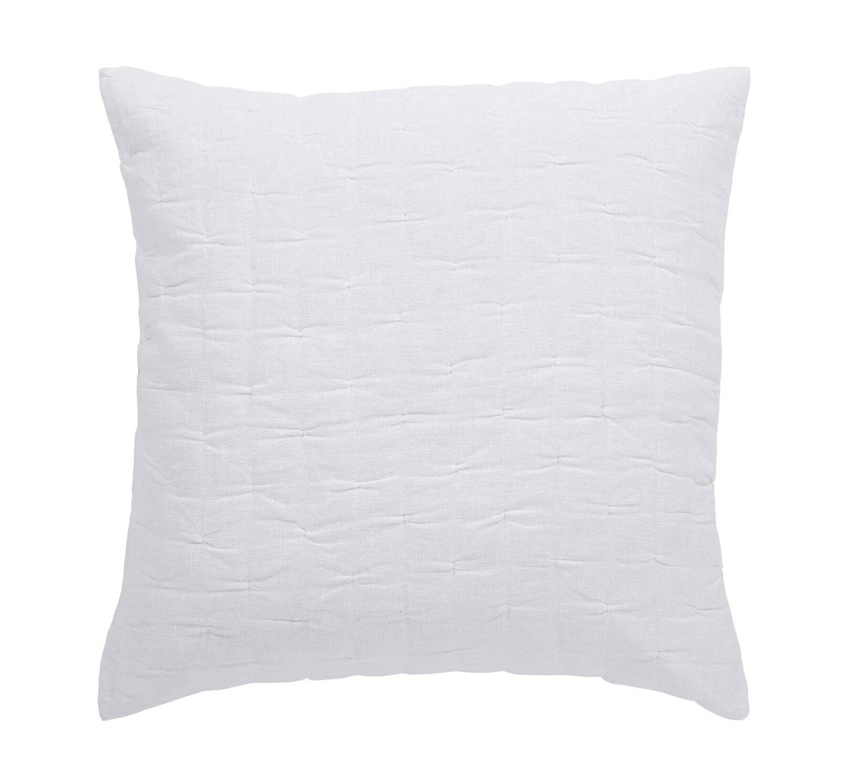 Orchids Lux Sophie Solid Color/Stitch White 26 X 26 Quilt Sham