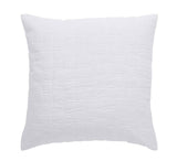 Orchids Lux Sophie Solid Color/Stitch White 26 X 26 Quilt Sham