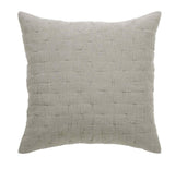 Orchids Lux Sophie Solid Color/Stitch Flax 26 X 26 Quilt Sham