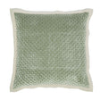 Orchids Lux Maui Stitch Aloe 26 X 26 Quilt Sham
