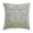 Orchids Lux Maui Stitch Slate 26 X 26 Quilt Sham
