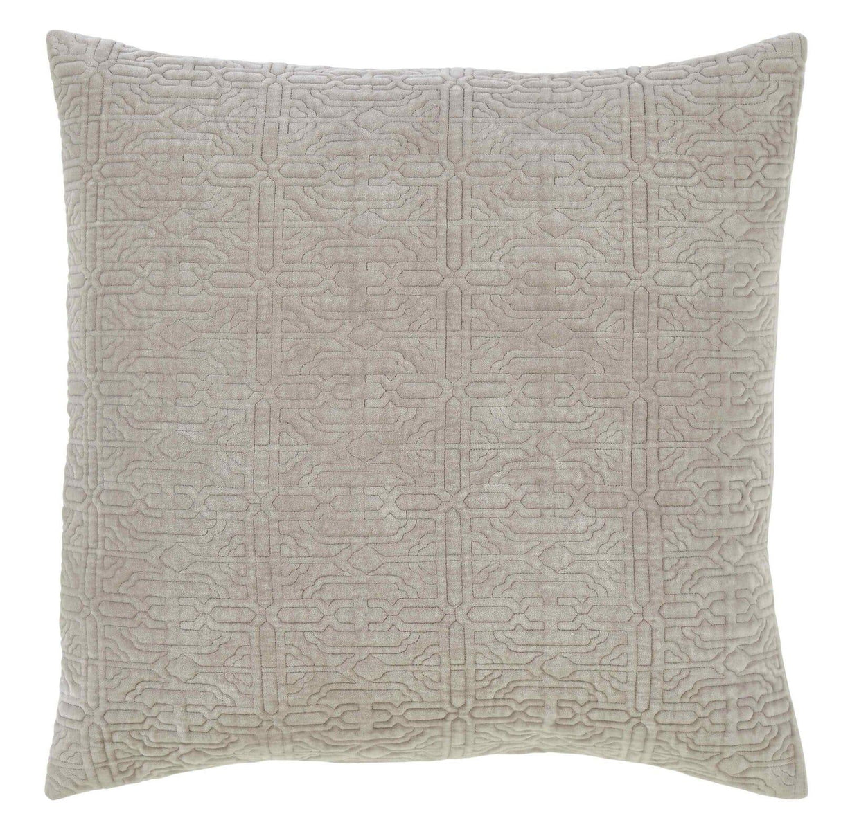 Orchids Lux Duke Geomatric Slate 26 X 26 Quilt Sham