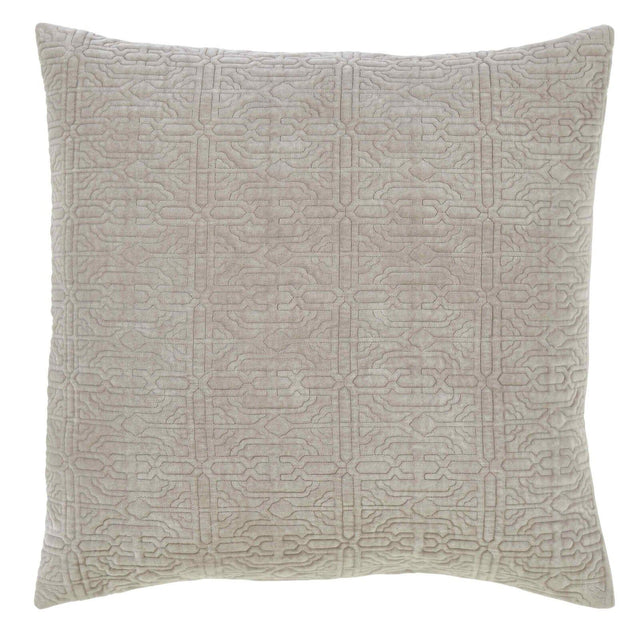 Orchids Lux Duke Geomatric Slate 26 X 26 Quilt Sham