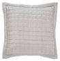 Orchids Lux Madison Stitch Oyster 26 X 26 Quilt Sham