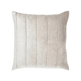 Orchids Lux Gatsby Channel Quilting Champagne 26 X 26 Quilt Sham