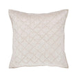 Orchids Lux Clermont Geomatric White 26 X 26 Quilt Sham