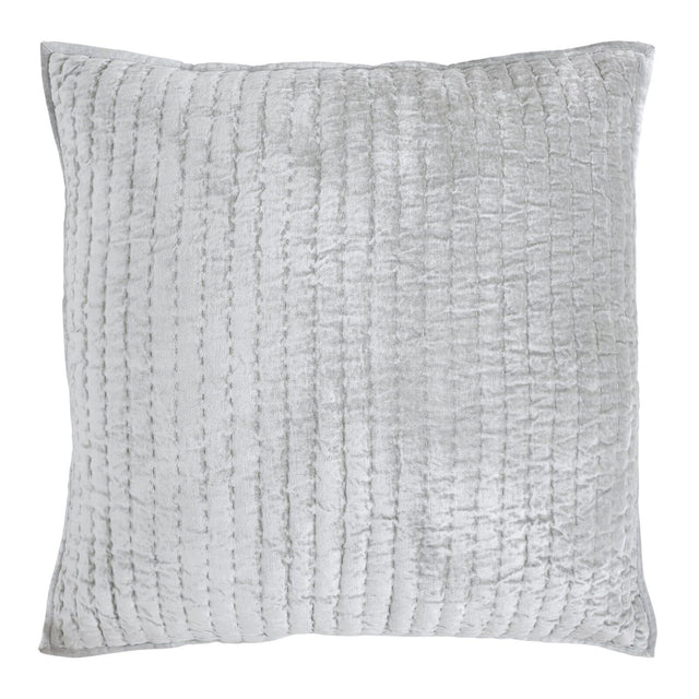 Orchids Lux Walton Channel Ice Mint 26 X 26 Quilt Sham