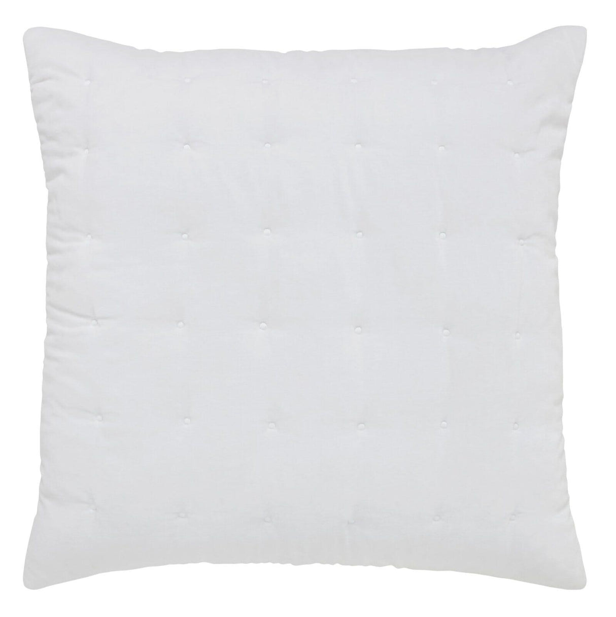 Orchids Lux Bailey Solid Color & Tuck Embroidery White 26 X 26 Quilt Sham