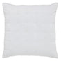 Orchids Lux Bailey Solid Color & Tuck Embroidery White 26 X 26 Quilt Sham