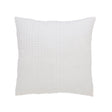 Orchids Lux Bella Channel Quilting Off-White 26 X 26 Quilt Sham