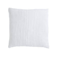 Orchids Lux Bella Channel Quilting White 26 X 26 Quilt Sham