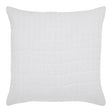 Orchids Lux Logan Geomatric White 26 X 26 Quilt Sham