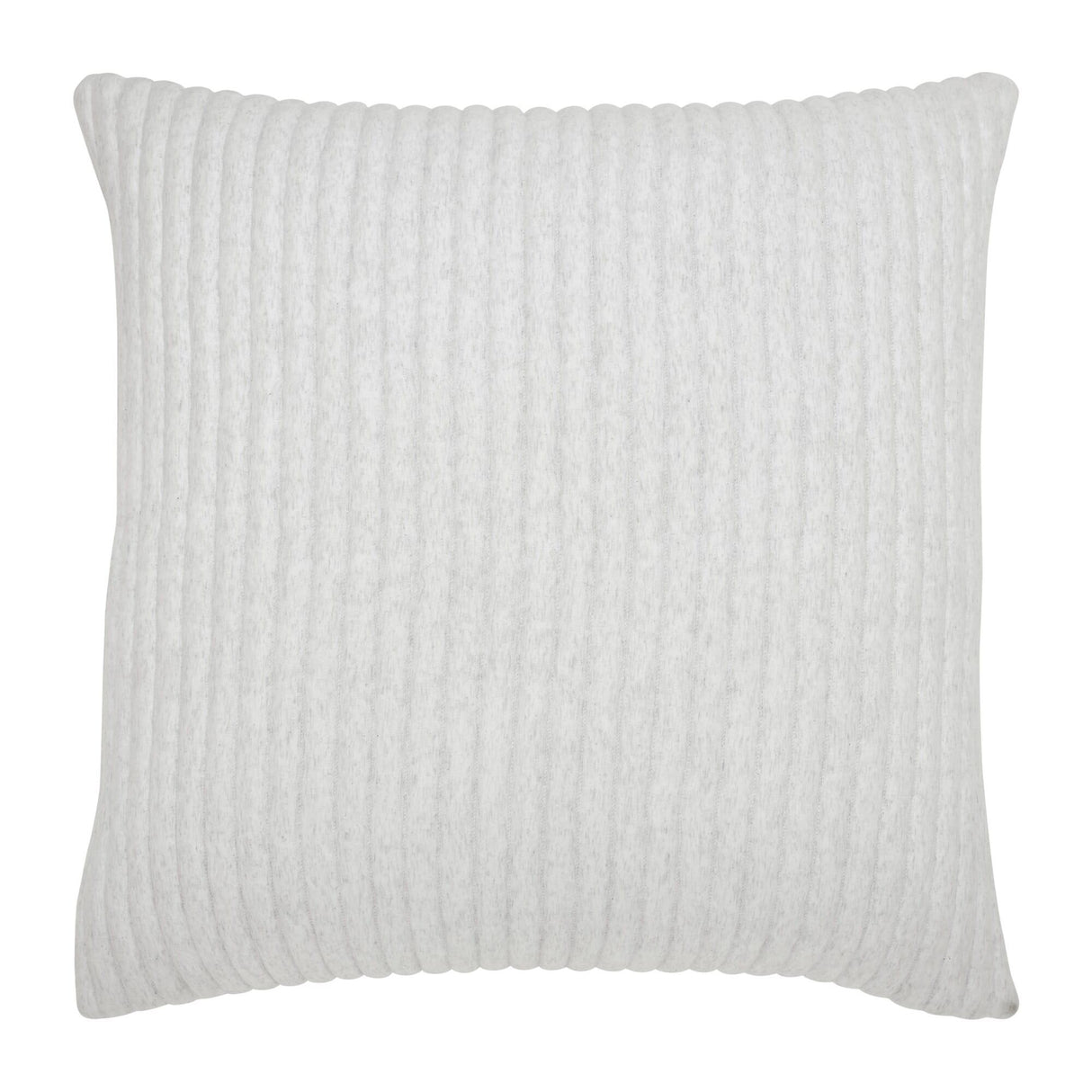 Orchids Lux Charlton Channel Quilting Off White Melange 26 X 26 Quilt Sham