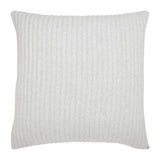 Orchids Lux Charlton Channel Quilting Off White Melange 26 X 26 Quilt Sham