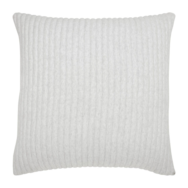 Orchids Lux Charlton Channel Quilting Off White Melange 26 X 26 Quilt Sham