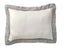 Orchids Lux Parker Solid Color & Embroidery Fog 20 X 36 Duvet Cover Sham