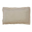 Orchids Lux Sienna Solid Color & Lace Beige 20 X 36 Duvet Cover Sham